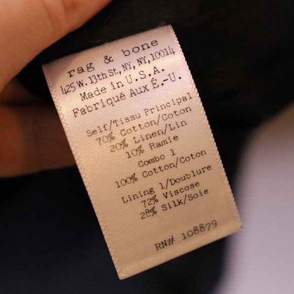 Rag & Bone Silk Blend Top Sz M - Picture 7 of 7